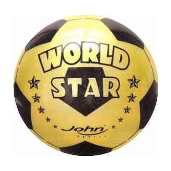 Lopta detská futbalová Word Star futbal 13cm zlatá