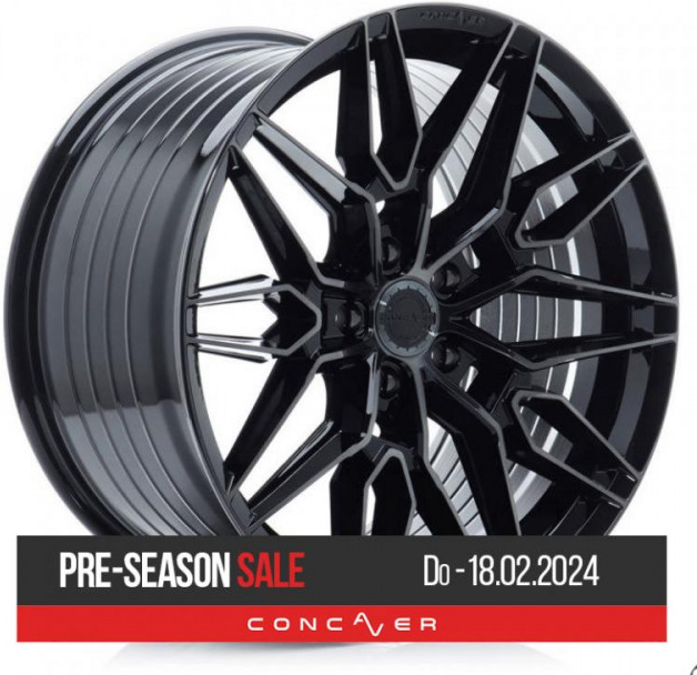 CONCAVER CVR6 8,5x19 5x112 ET45 double tinted black