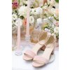 EvaMária | Svadobné topánky Alice Blush - Veľkosť 40