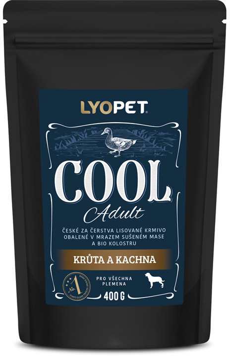 Lyopet Cool Adult Morka a kačica 0,4 kg