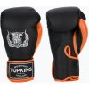 Boxerské rukavice Top King Reborn Boxing Semi Leather black/orange