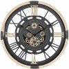 Atmosphera Kent Veľké nástenné hodiny s viditeľným mechanizmom, priemer 80 cm