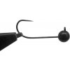 Jigová hlavička HD Barbless Black #4 5ks - 1,3 g