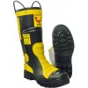 Brandbull Gumená zásahová obuv Kalisz FHR 004 protiprerezová Čierna-Žltá, 43