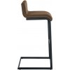 Sada 2 barových stoličiek Newport B látka, hnedá