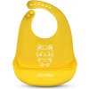 Ricokids Silikonový bryndáček na krmení Ricokids žlutý
