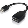 Lenovo DisplayPort Mini - kábel DisplayPort 0,15 m čierny (4X90L13971)