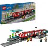 LEGO® City 60423 Električka a zastávka v centre mesta