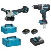 shumee MAKITA SET 18V DLX2210TJ1 (DHP484Z+DGA506Z) 2x5,0Ah