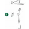 Hansgrohe Croma E - Sprchový set 280, s termostatom Ecostat S pod omietku, chróm - 27953000