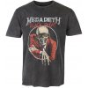 Tričko metal ROCK OFF Megadeth Black Friday Stone Wash Čierna