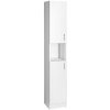 Aqualine Simplex Eco Vysoká skrinka 30 x 180 cm, biela matná SIME320