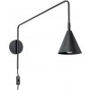 Sollux | Sollux SL.1697 - Nástenná lampa NOX 1xE14/10W/230V čierna | SLX1471