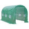 Goleto Zahradní foliovník 350 x 200 x 200 cm zelený