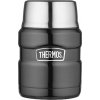 Thermos Termoska na jedlo so skladacou lyžicou a šálkou - metalicky šedá 470 ml