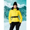 Dámska lyžiarska bunda Goldbergh Hida Faux Fur Limone