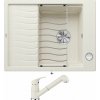 Blanco ELON 45 S biela soft + excentrické ovládanie + Blanco DARAS-S biela soft 526937
