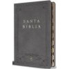 Biblia Rvr 1960 Letra Grande Tama?o Manual, Piel Gris Con Índice / Spanish Bible Rvr 1960 Handy Size Large Print Leathersoft Gray with Index
