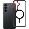 Kryt na Samsung Galaxy S26 Plus Color Edge Mag Cover s MagSafe Black-red