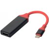 SES Kábel s redukciou USB-C so vstupom pre HDMI 4K pre Apple MacBook červená 4026