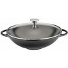 KUCHENPROFI Provence 30 cm - železná panvica / wok s pokrievkou