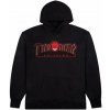 Mikina THRASHER x SPITFIRE Big Head Outline Hoodie Black velikost XL