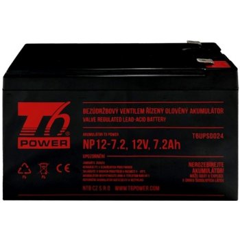T6 Power NP12-7.2 12V 7,2Ah
