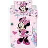 Jerry Fabrics obliečky Minnie Flowers 02 baby 100 x 135 , 40 x 60 cm