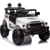 Detské terénne elektrické autíčko dvojmiestne Megacar Toyota FJ, 4x45W,12V 7Ah,biela