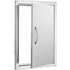 SucceBuy Jednodverové Dvierka 43x61x5 cm - Prístupové Dvierka ku Grilu s Rukoväťou