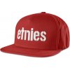 pánska šiltovka ETNIES CORP SNAPBACK RED/WHITE
