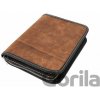 Obal na knihu se zipem XL D216 PU Hnědý