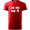 Je mi 50 pivo - Klasické pánske tričko vyššej gramáže - XS ( Červená )