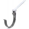 Bryza Kovový žľabový hák s kĺbom Ø 75 mm RAL 7021 antracit