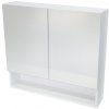 Zrkadlová skrinka Naturel Vario Dekor 75x68,6 cm lamino biela VARIOG75BI