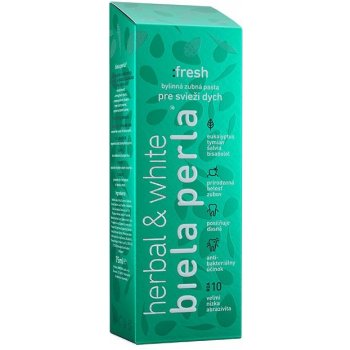 Biela perla Fresh zubná pasta 75 ml od 5,83 € - Heureka.sk