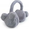 Kožušinové klapky na uši šedá 1ks