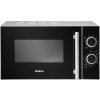AMI Amica AMGF20M1GS kuchenka mikrofalowa Blat Mikrofalówka grill 20 l 700 W Czarny, Srebrny