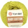 YarnArt Baby Cotton 436 svetlá zelená