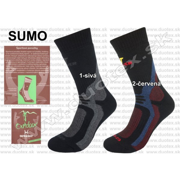 Detské ponožky TATRASVIT Termo ponožky Sumo 900UP8 sivá