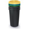 Prosperplast s.r.o. Set košov na triedený odpad, okrúhle, 3 x 25 l, farebná
