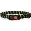 Gumový obojok Dogtrace, čierno-zelený