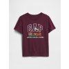 GAP Baby T-shirt with logo Boys tmavočervená