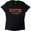 Led Zeppelin - Logo and Symbols (Black) (dámske tričko) Small