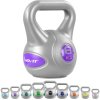 MOVIT® 6kg Kettlebell činka sivá/fialová