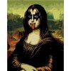 Zuty – Maľovanie Podľa Čísel – Mona Lisa ako Rocková Hviezda, 40 × 50 cm, Plátno + Rám 8596530138532