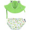 Zoocchini UV set klobúčik a plavky Krokodíl Veľkosť: 6 - 12 mesiacov