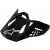 Šilt pre prilby SUPERTECH S-M10 a S-M8 SOLID, ALPINESTARS (čierny lesklý)