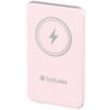 Verbatim magnetická bezdrátová powerbanka Charge 'n' Go, 5000mAh, růžová