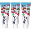 Signal Kids Jahodová zubná pasta 3x50ml Signal